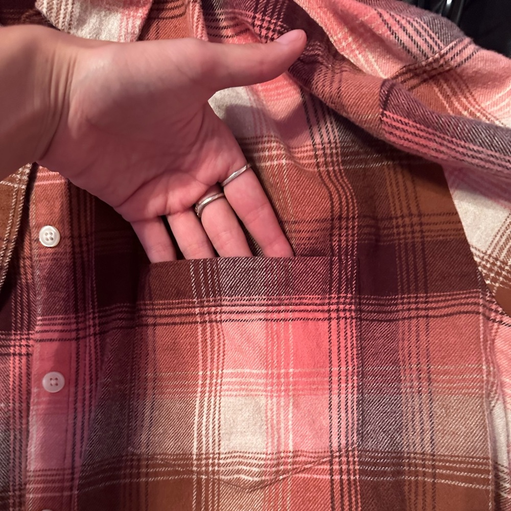 Salmon flannel - Picture 2 of 4